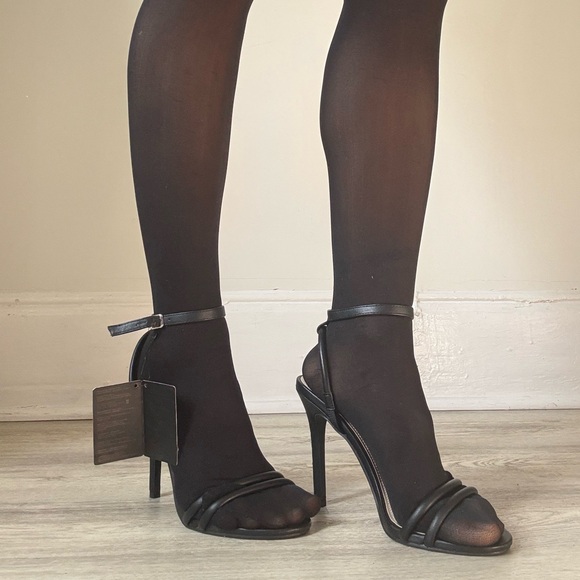 Black heel sandals - Picture 3 of 10